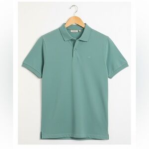 J.Lindeberg Men’s Teal Short Sleeve Polo Shirt